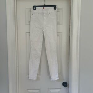 Spanx white skinny jeans sz small